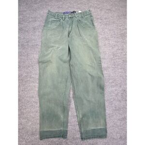 Vintage Levis Silver Tab Jeans Mens 33x34 (FITS 31x31) Green 90s Baggy USA